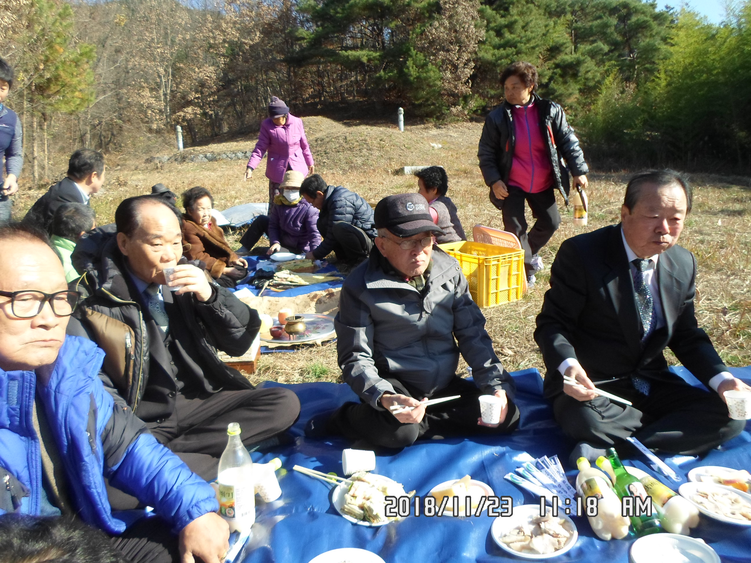 한산이씨 구미 연흥종중 묘사 2일간 2018.11.22.(목) ~ 11.23.(금) 사진