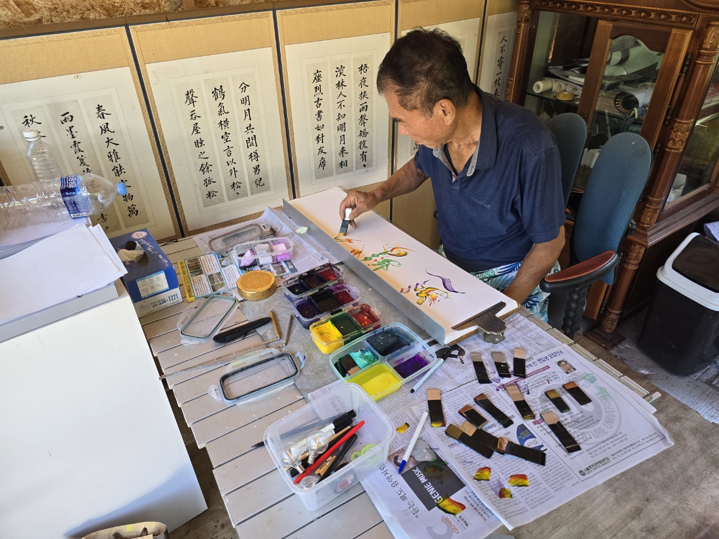 연경록(YEON KYUNG ROCK)의 부귀영화와 건강기원을 위한 서체