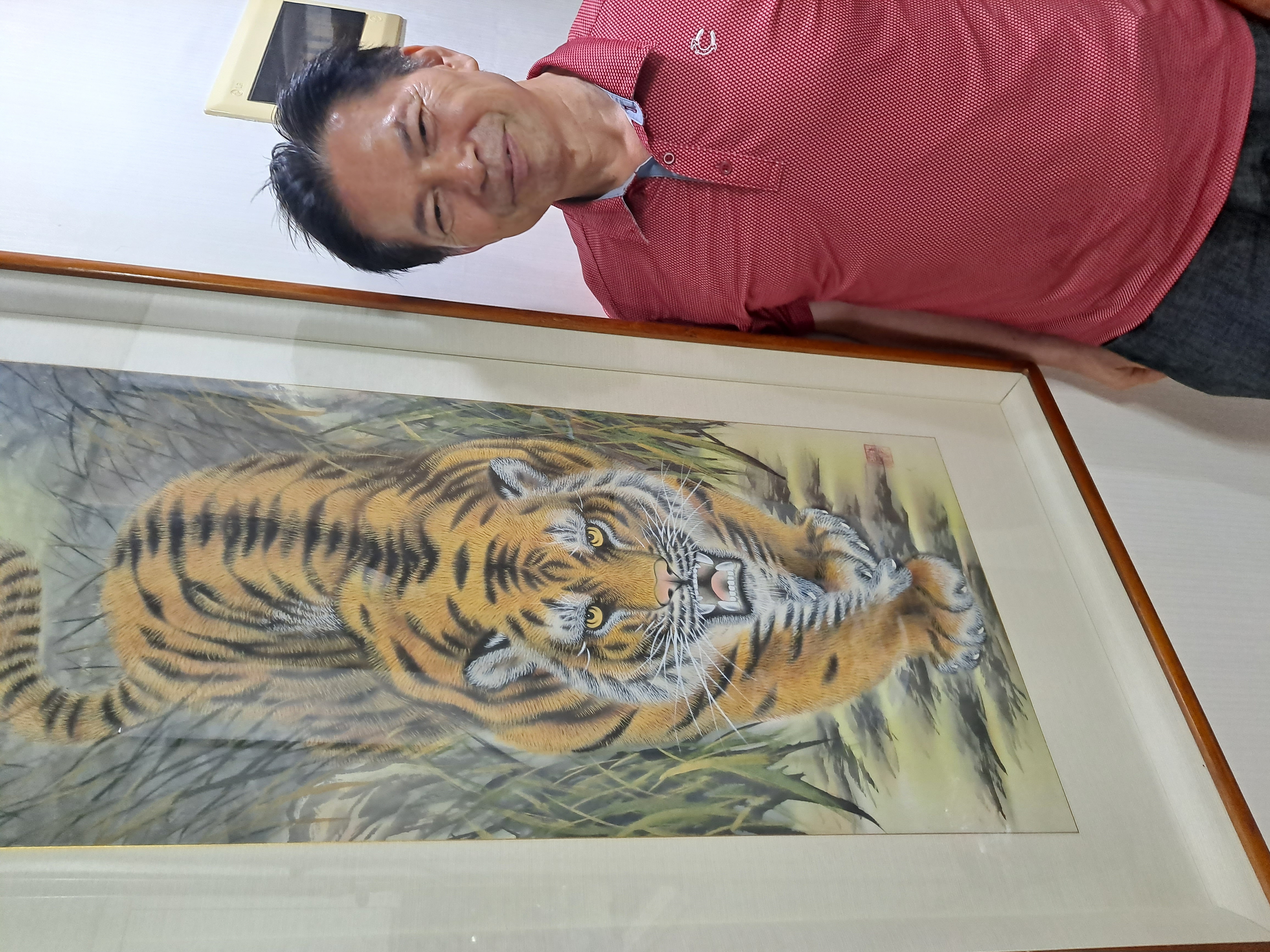 호랑이 입체그림