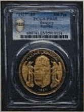 Fr-P14 오리지널금화는 입수하기어려운상태, 2011년 부다페스트조폐국 50매만을 리스트라이크함.  (29.24g)  Proof Like UNC/FDC